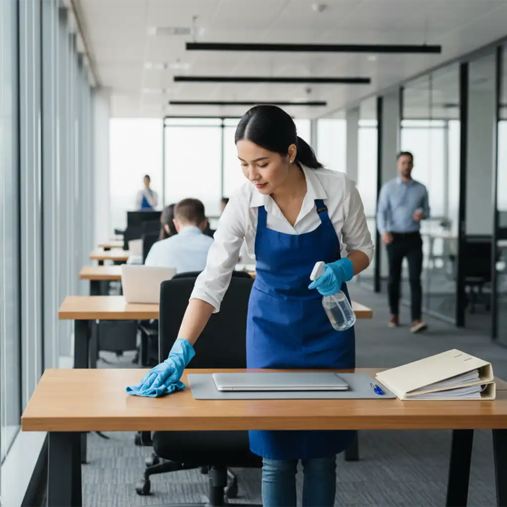 Professional window cleaning service